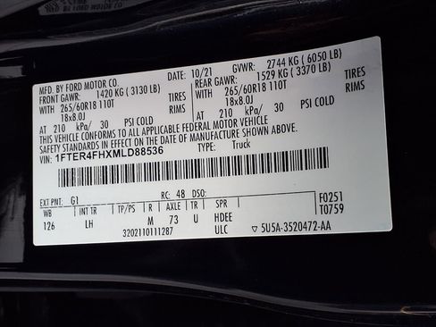 Used 2021 Ford Ranger XLT w/ Equipment Group 301A Mid image 22