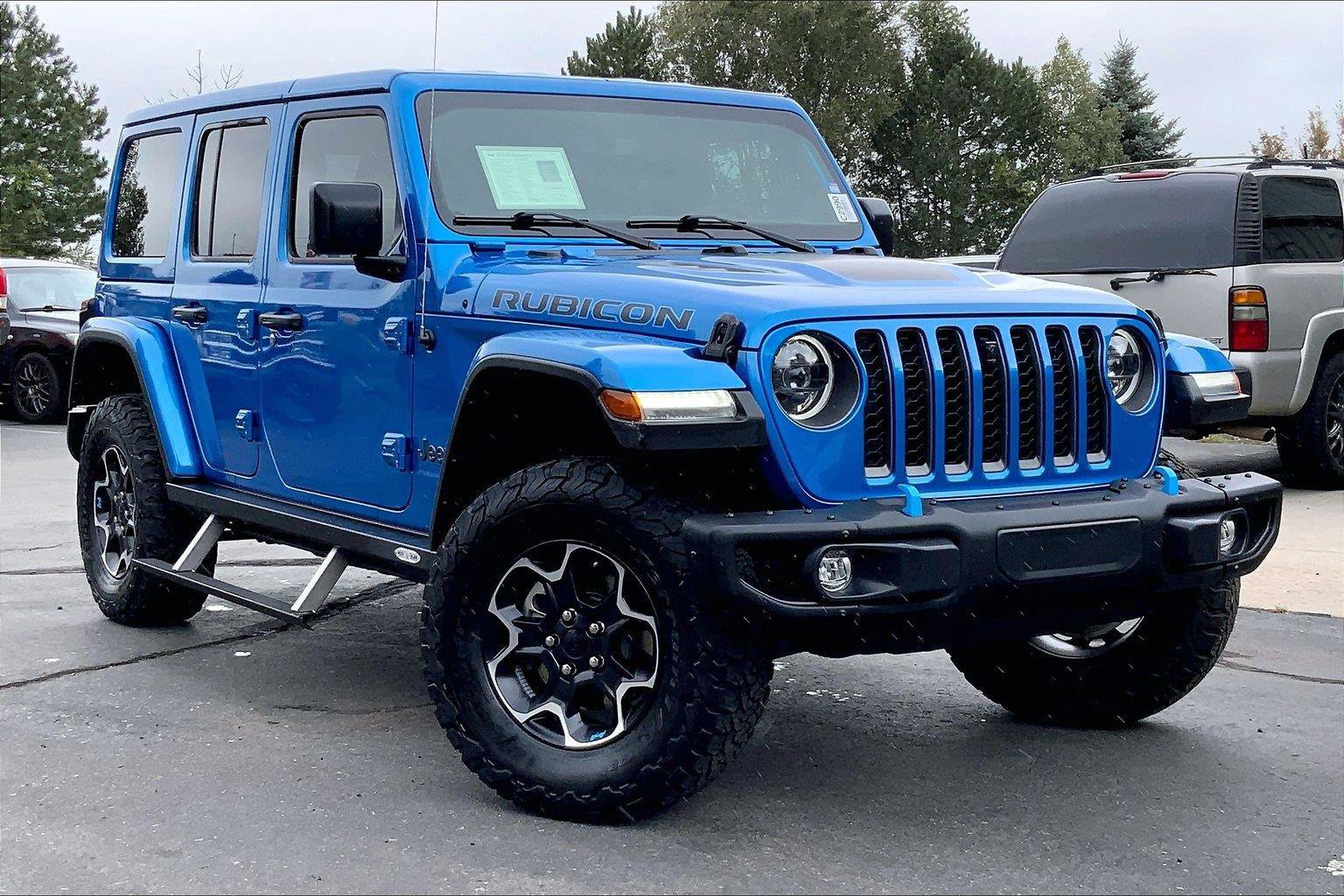 Certified 2023 Jeep Wrangler Unlimited Rubicon 4xe w/ Steel Bumper Group AWD/4WD image 34