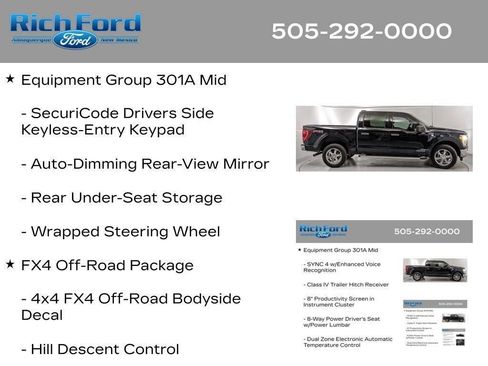 Certified 2023 Ford F150 XLT w/ Equipment Group 301A Mid AWD/4WD image 30