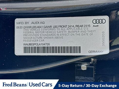 Used 2020 Audi A3 2.0T Premium w/ Final Edition Package image 34