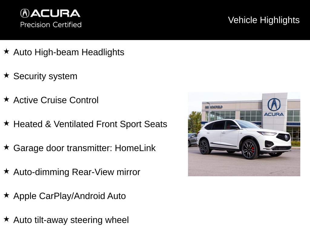 Certified 2022 Acura MDX Type S w/ Advance Package AWD/4WD image 21