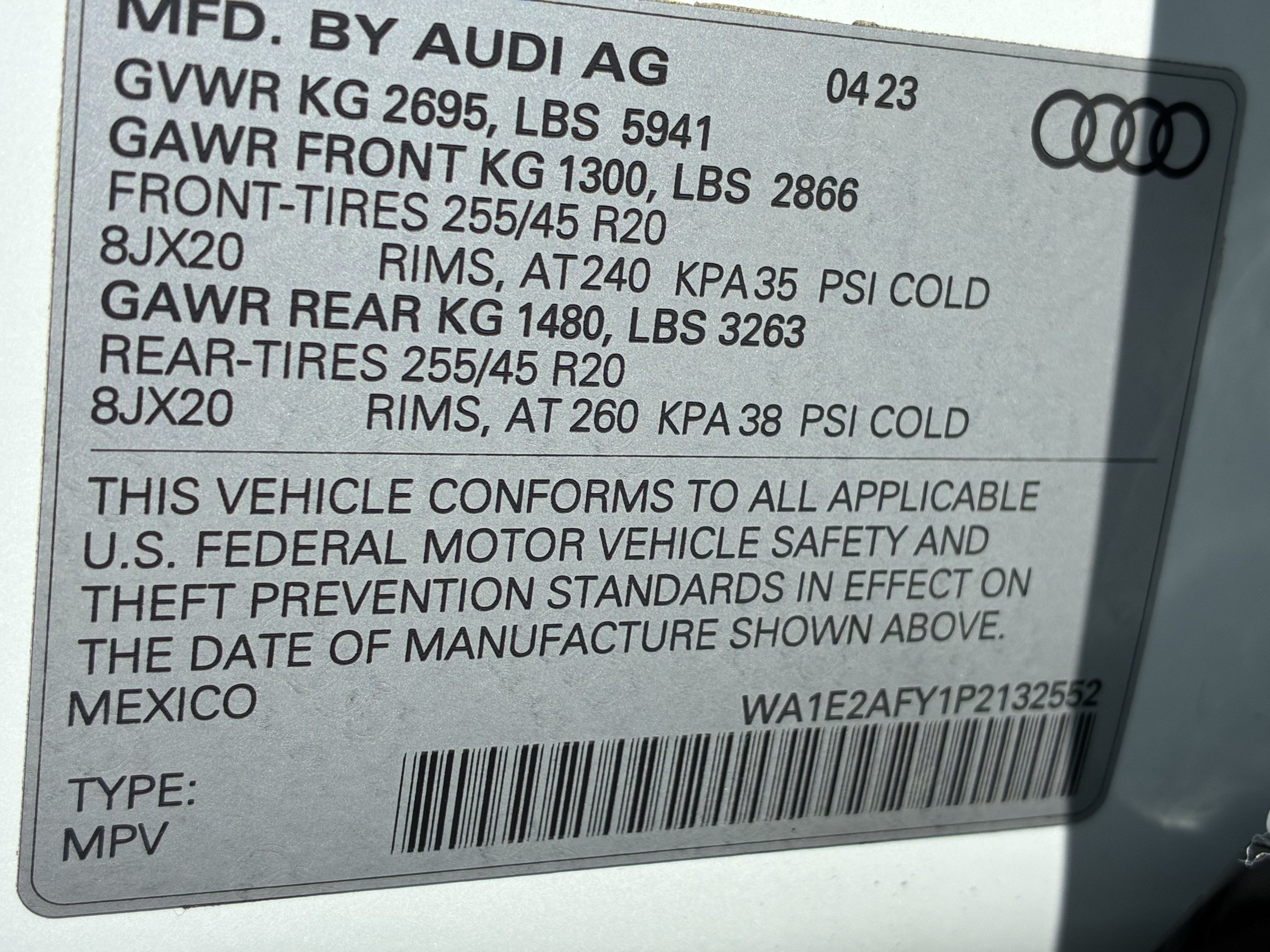 Used 2023 Audi Q5 e Premium Plus w/ Premium Plus Package AWD/4WD image 36