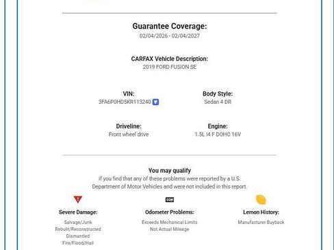 Used 2019 Ford Fusion SE image 22