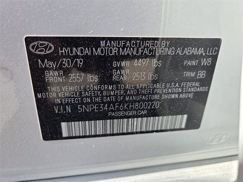 Used 2019 Hyundai Sonata SEL w/ Tech Package 02 image 19