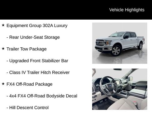Used 2018 Ford F150 XLT w/ Equipment Group 302A Luxury image 16