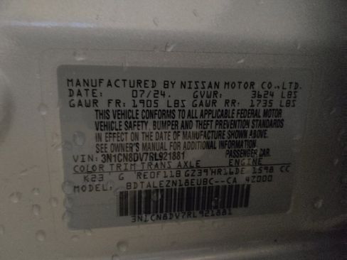 Used 2024 Nissan Versa S w/ S Plus Package FWD image 33