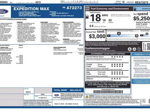 Used 2024 Ford Expedition Max Limited AWD/4WD image 9