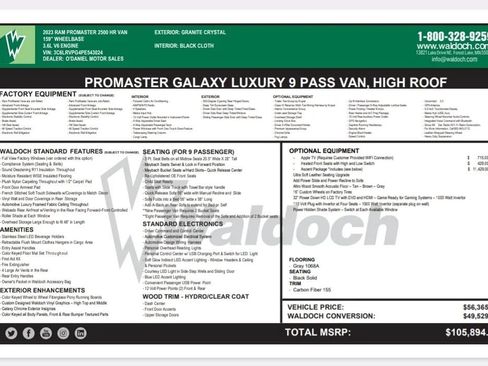 Used 2023 RAM ProMaster 2500 w/ Premium Convenience Group (B) FWD image 31