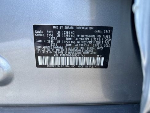 Used 2021 Subaru Outback Limited XT image 29