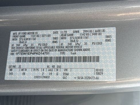 Used 2023 Ford F150 XLT w/ Equipment Group 301A Mid image 35