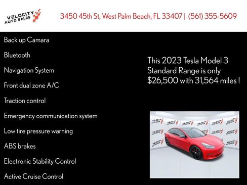 Used 2023 Tesla Model 3 Standard Range RWD image 29