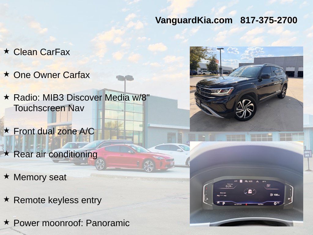 Used 2022 Volkswagen Atlas SEL AWD/4WD image 6