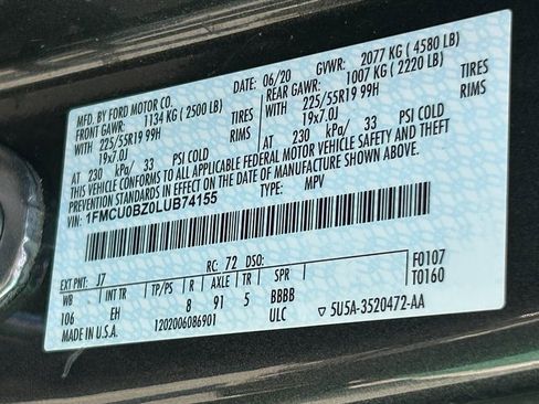 Used 2020 Ford Escape SE Sport image 38