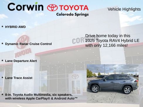 Used 2025 Toyota RAV4 LE AWD/4WD image 6