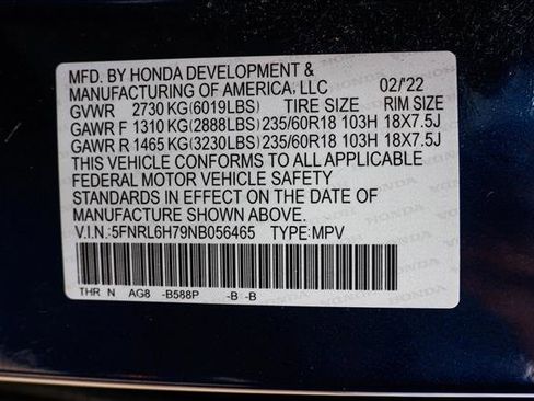 Used 2022 Honda Odyssey EX-L image 30