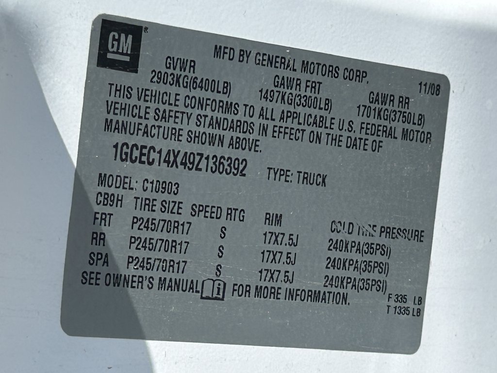 Used 2009 Chevrolet Silverado 1500 W/T RWD image 14