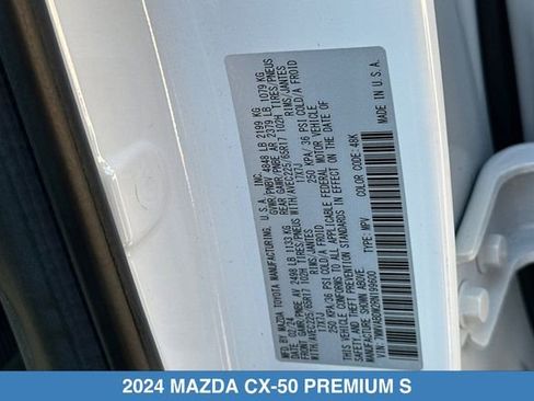 Used 2024 MAZDA CX-50 AWD 2.5 S w/ Cargo Package image 32