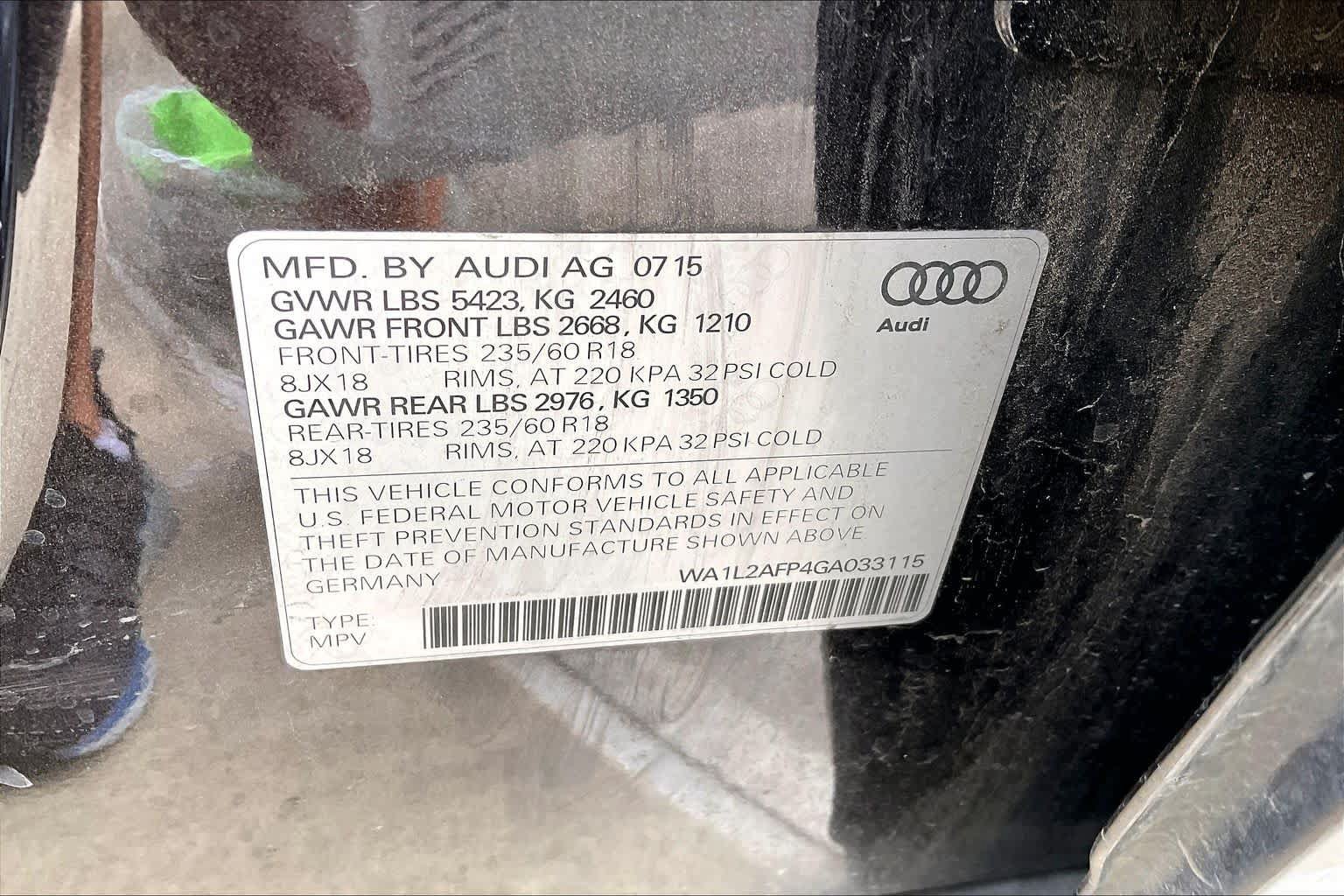 Used 2016 Audi Q5 2.0T Premium Plus w/ Technology Package AWD/4WD image 34