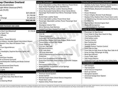 Used 2018 Jeep Cherokee Overland