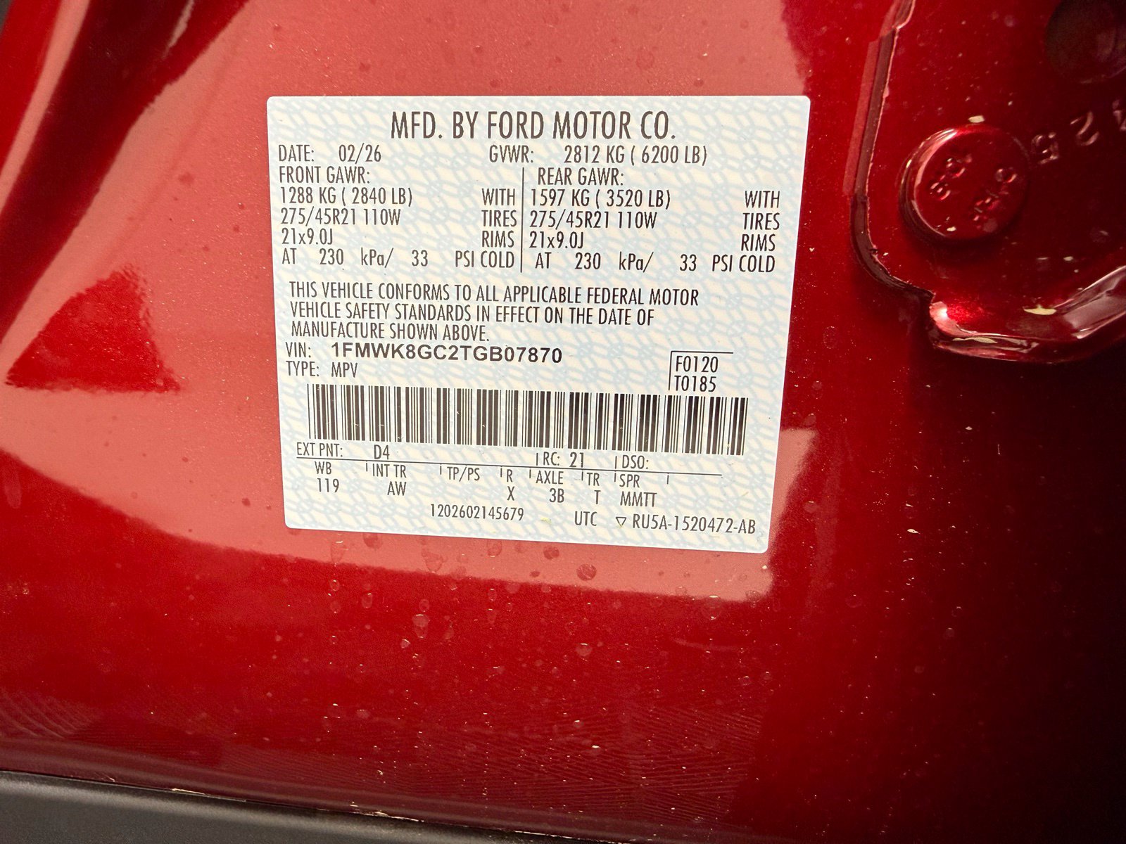 New 2026 Ford Explorer ST w/ Sun And Sound Package AWD/4WD image 18