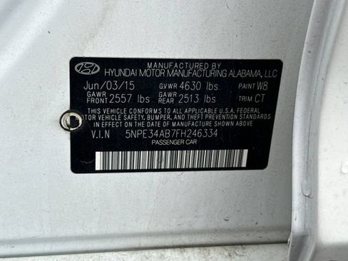 Used 2015 Hyundai Sonata Limited 2.0T FWD image 23