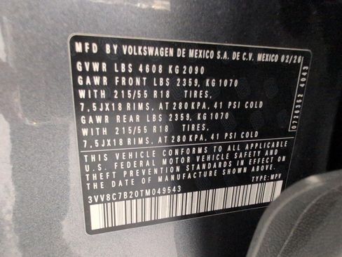 Used 2026 Volkswagen Taos S AWD/4WD image 28