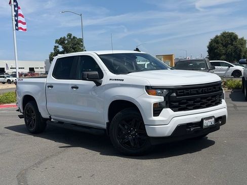 Used 2023 Chevrolet Silverado 1500 Custom w/ LPO, Dark Essentials Package AWD/4WD image 2
