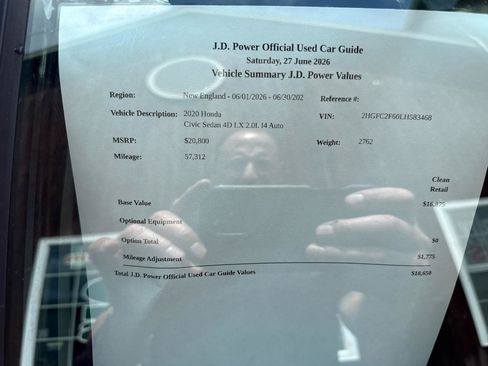 Used 2020 Honda Civic LX image 4