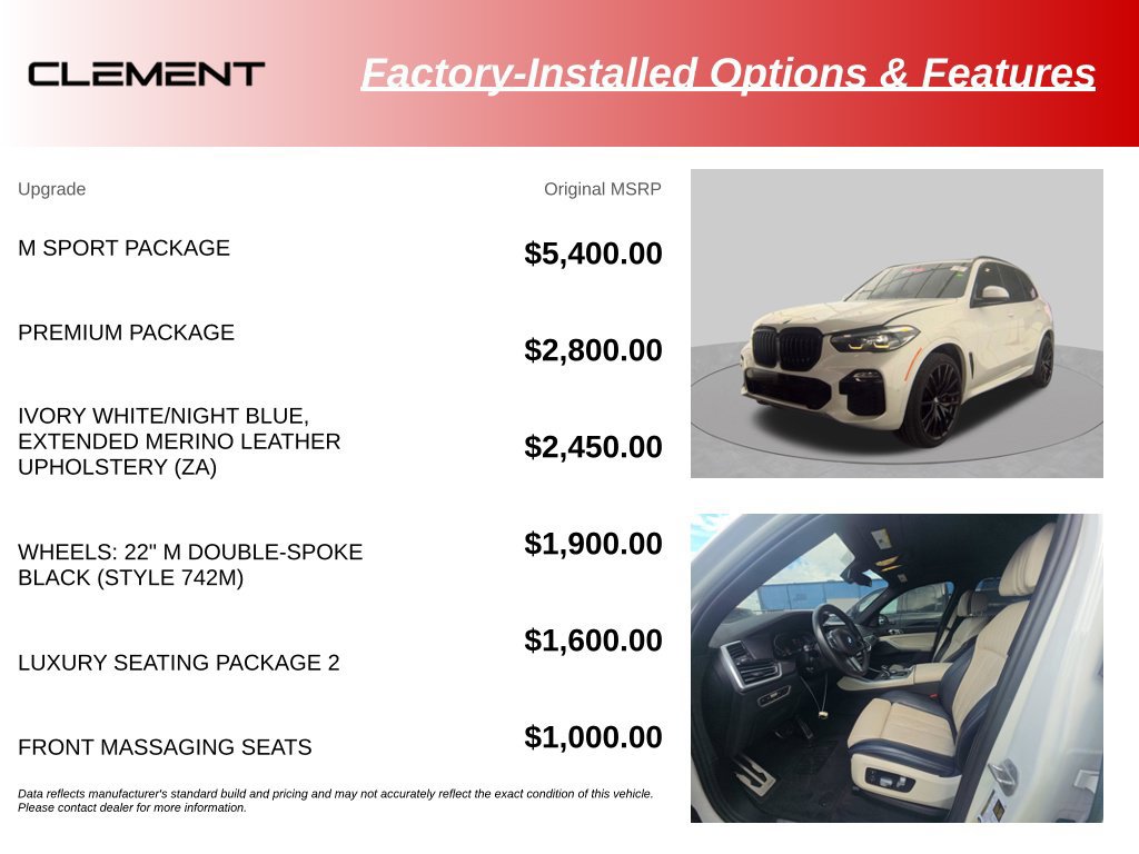 Used 2021 BMW X5 sDrive40i w/ M Sport Package RWD image 8
