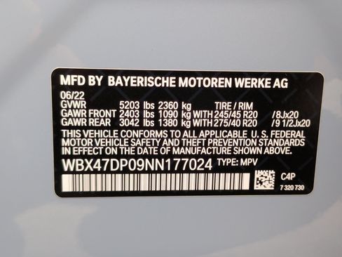 Certified 2022 BMW X3 sDrive30i w/ M Sport Package 2 image 40