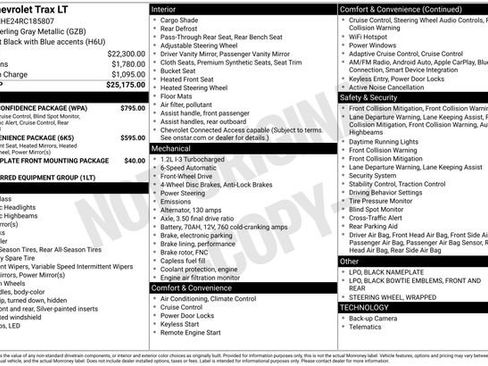 Used 2024 Chevrolet Trax LT w/ Driver Confidence Package FWD image 5
