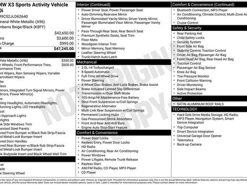 Used 2018 BMW X3 xDrive30i image 35