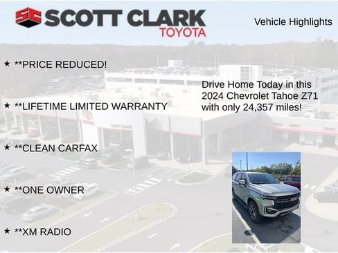 Used 2024 Chevrolet Tahoe Z71 w/ Luxury Package AWD/4WD image 11