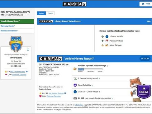 Used 2017 Toyota Tacoma SR5 image 11