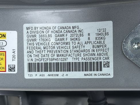 Used 2023 Honda Civic Sport image 33