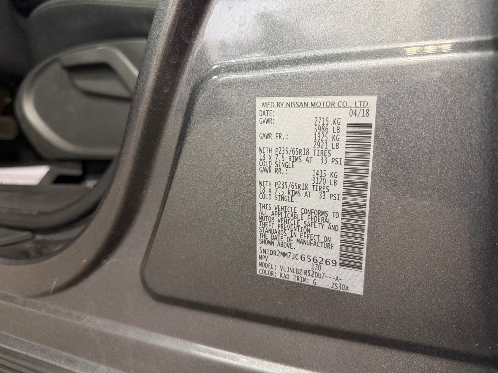 Used 2018 Nissan Pathfinder S AWD/4WD image 37