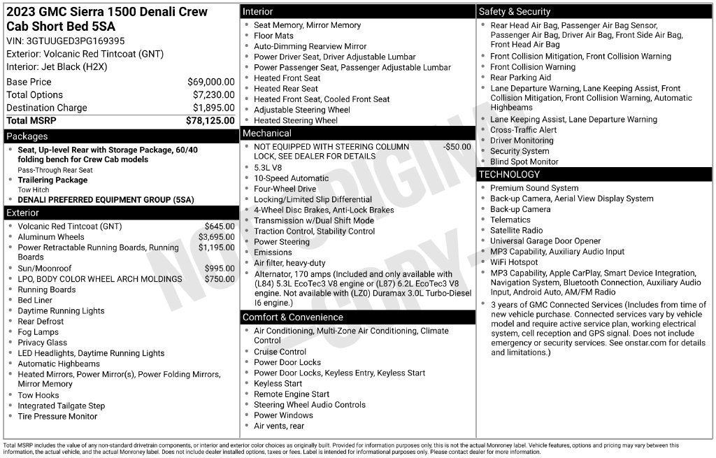Used 2023 GMC Sierra 1500 Denali AWD/4WD image 38