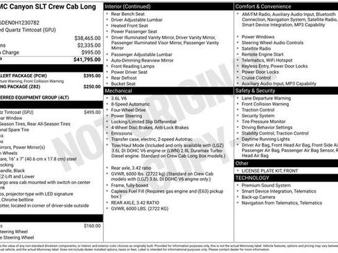 Used 2017 GMC Canyon SLT w/ Driver Alert Package image 26