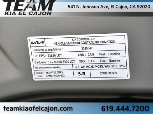 Certified 2025 Kia Seltos EX w/ EX Sunroof Package image 36
