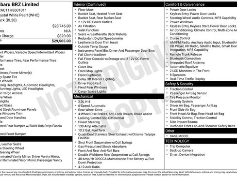 Used 2017 Subaru BRZ Limited image 13