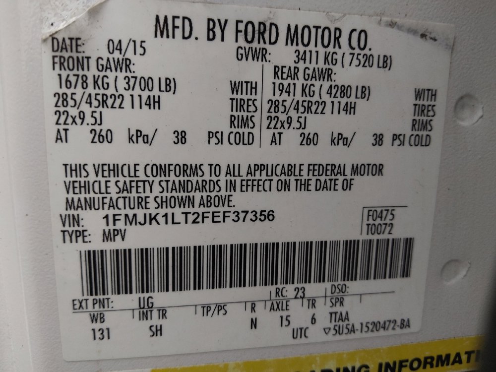 Used 2015 Ford Expedition EL Platinum RWD image 33