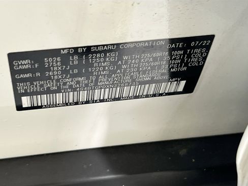 Used 2022 Subaru Outback Touring XT image 32