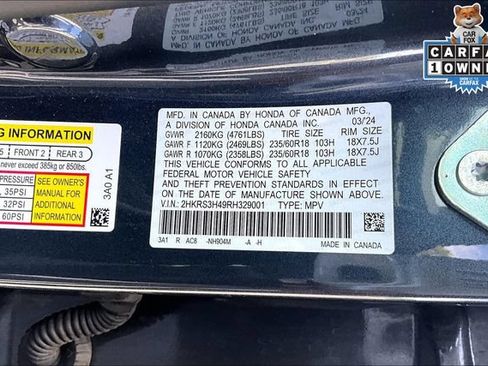 Certified 2024 Honda CR-V EX image 32