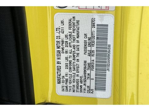Used 2024 Nissan Z Sport w/ Floor Mat Package RWD image 31