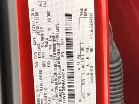 Used 2022 Ford F150 Lariat w/ Equipment Group 502A High image 32