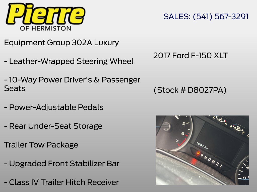 Used 2017 Ford F150 XLT w/ Equipment Group 302A Luxury AWD/4WD image 8