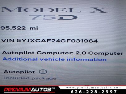 Used 2016 Tesla Model X 75D