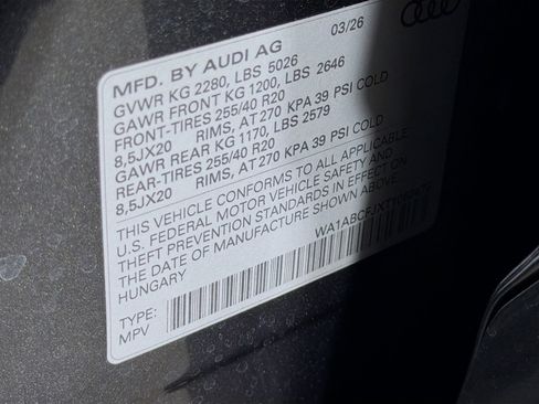 New 2026 Audi Q3 quattro 2.0T AWD/4WD image 33