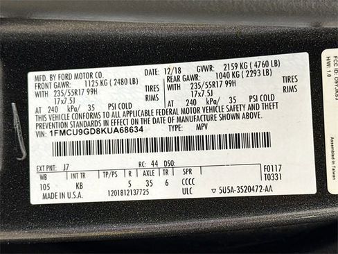 Used 2019 Ford Escape SE image 31