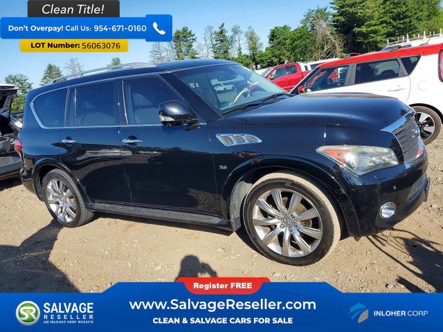 Used 2014 INFINITI QX80 4WD w/ Deluxe Touring Package image 5
